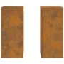 Soportes de Plantas para Exterior Pilar 2 pcs 24x24x55 cm Acero Weathering by , Pot stands - Ref: Foro24-865819, Price: 62,65...