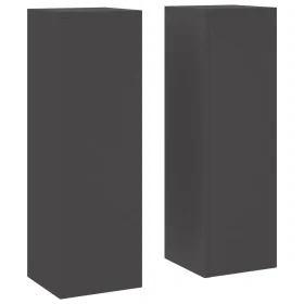Soportes para Plantas Exteriores Pilar 2 pcs Negro 24x24x75 cm Acero von , Topfständer - Ref: Foro24-865820, Preis: 77,59 €, ...