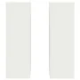 Soportes para Plantas de Exterior Pilar 2 pcs Blanco 24x24x75 cm Acero by , Pot stands - Ref: Foro24-865821, Price: 80,92 €, ...