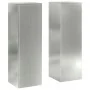 Soportes para Plantas de Exterior Pilares 2 pcs 24x24x75 cm Acero Galvanizado by , Pot stands - Ref: Foro24-865825, Price: 66...