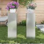 Soportes para Plantas de Exterior Pilares 2 pcs 24x24x75 cm Acero Galvanizado by , Pot stands - Ref: Foro24-865825, Price: 66...