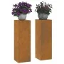 Soportes para plantas exteriores Pilar 2 pcs 24x24x75 cm Acero envejido von , Topfständer - Ref: Foro24-865826, Preis: 73,59 ...
