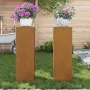 Soportes para plantas exteriores Pilar 2 pcs 24x24x75 cm Acero envejido von , Topfständer - Ref: Foro24-865826, Preis: 73,59 ...