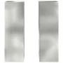 Soportes para Plantas de Exterior Pilares 2 pcs 24x24x75 cm Acero Galvanizado by , Pot stands - Ref: Foro24-865825, Price: 66...