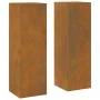 Soportes para plantas exteriores Pilar 2 pcs 24x24x75 cm Acero envejido von , Topfständer - Ref: Foro24-865826, Preis: 73,59 ...