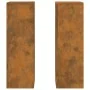 Soportes para plantas exteriores Pilar 2 pcs 24x24x75 cm Acero envejido von , Topfständer - Ref: Foro24-865826, Preis: 73,59 ...