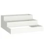 Macetero de Jardín 3 Niveles 90x90x35 cm Blanco Acero | Foro24.es | Tu tienda online para hogar, jardín y más Foro24.es