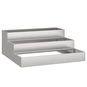 Macetero de Jardín de 3 Niveles 90x90x35 cm Acero Corrosivo von , Töpfe und Pflanzgefäße - Ref: Foro24-865840, Preis: 88,02 €...