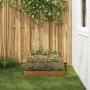 Macetero de Jardín de 3 Niveles 90x90x35 cm Acero Corrosivo von , Töpfe und Pflanzgefäße - Ref: Foro24-865840, Preis: 88,02 €...