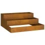 Macetero de Jardín de 3 Niveles 90x90x35 cm Acero Corrosivo von , Töpfe und Pflanzgefäße - Ref: Foro24-865840, Preis: 88,02 €...