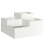 Macetero de jardín 80x80x48 cm Acero Blanco von , Töpfe und Pflanzgefäße - Ref: Foro24-865842, Preis: 121,73 €, Rabatt: -5%%