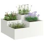 Macetero de jardín 80x80x48 cm Acero Blanco von , Töpfe und Pflanzgefäße - Ref: Foro24-865842, Preis: 121,73 €, Rabatt: -5%%