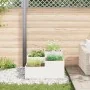 Macetero de jardín 80x80x48 cm Acero Blanco von , Töpfe und Pflanzgefäße - Ref: Foro24-865842, Preis: 121,73 €, Rabatt: -5%%