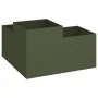 Macetero de Jardín 80x80x48 cm Verde Oliva Acero | Foro24.es | Tu tienda online para hogar, jardín y más Foro24.es