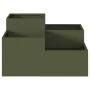 Macetero de Jardín 80x80x48 cm Verde Oliva Acero | Foro24.es | Tu tienda online para hogar, jardín y más Foro24.es