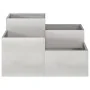 Jardín Macetero 80x80x48 cm Acero Inoxidable | Foro24.es | Tu tienda online para hogar, jardín y más Foro24.es