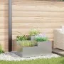 Macetero para jardín 80x80x48 cm de acero galvanizado | Foro24.es | Tu tienda online para hogar, jardín y más Foro24.es