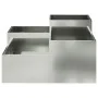 Macetero para jardín 80x80x48 cm de acero galvanizado | Foro24.es | Tu tienda online para hogar, jardín y más Foro24.es