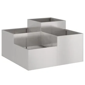 Comprar Macetero de Jardín 80x80x48 cm de Acero