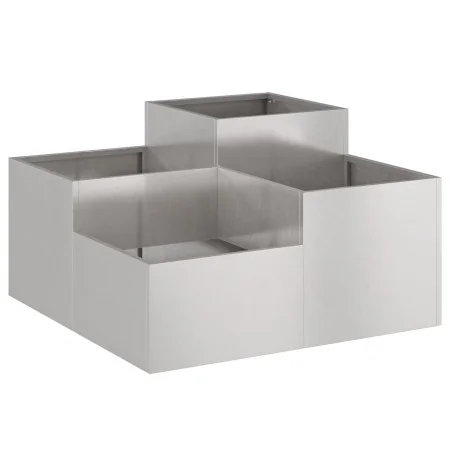Macetero de Jardín 80x80x48 cm de Acero Resistente a la Intemperie | Foro24.es | Tu tienda online para hogar, jardín y más Foro24.es
