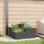 Macetero para jardín 100x100x48 cm Acero Negro by , Pots and planters - Ref: Foro24-865848, Price: 135,46 €, Discount: -5%%