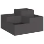 Macetero para jardín 100x100x48 cm Acero Negro by , Pots and planters - Ref: Foro24-865848, Price: 135,46 €, Discount: -5%%