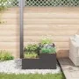 Macetero para jardín 100x100x48 cm Acero Negro by , Pots and planters - Ref: Foro24-865848, Price: 135,46 €, Discount: -5%%