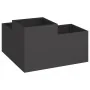 Macetero para jardín 100x100x48 cm Acero Negro by , Pots and planters - Ref: Foro24-865848, Price: 135,46 €, Discount: -5%%