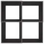Macetero para jardín 100x100x48 cm Acero Negro by , Pots and planters - Ref: Foro24-865848, Price: 135,46 €, Discount: -5%%