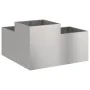 Macetero de Jardín 100x100x48 cm Acero Inoxidable | Foro24.es | Tu tienda online para hogar, jardín y más Foro24.es