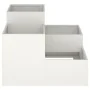 Macetero de Jardín 80x80x60 cm Acero Blanco by , Pots and planters - Ref: Foro24-865856, Price: 141,03 €, Discount: -5%%