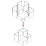 Macetero de Jardín 80x80x60 cm Acero Blanco by , Pots and planters - Ref: Foro24-865856, Price: 141,03 €, Discount: -5%%