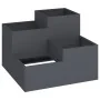 Macetero 80x80x60 cm de Acero Antracita de , Maceteros y jardineras - Ref: Foro24-865857, Precio: 143,71 €, Descuento: -5%%
