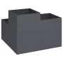 Macetero 80x80x60 cm de Acero Antracita de , Maceteros y jardineras - Ref: Foro24-865857, Precio: 143,71 €, Descuento: -5%%