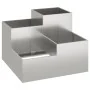 Macetero de jardín 80x80x60 cm de acero inoxidable | Foro24.es | Tu tienda online para hogar, jardín y más Foro24.es