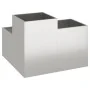 Macetero de jardín 80x80x60 cm de acero inoxidable | Foro24.es | Tu tienda online para hogar, jardín y más Foro24.es