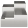 Macetero de jardín 80x80x60 cm de acero inoxidable | Foro24.es | Tu tienda online para hogar, jardín y más Foro24.es