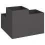 Jardinera 100x100x60 cm Acero Negro von , Töpfe und Pflanzgefäße - Ref: Foro24-865862, Preis: 155,74 €, Rabatt: -5%%