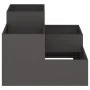 Jardinera 100x100x60 cm Acero Negro von , Töpfe und Pflanzgefäße - Ref: Foro24-865862, Preis: 155,74 €, Rabatt: -5%%
