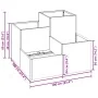 Jardinera 100x100x60 cm Acero Negro von , Töpfe und Pflanzgefäße - Ref: Foro24-865862, Preis: 155,74 €, Rabatt: -5%%