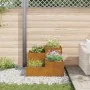 Jardinera 100x100x60 cm Acero envejecido by , Pots and planters - Ref: Foro24-865868, Price: 148,07 €, Discount: -5%%
