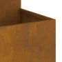 Jardinera 100x100x60 cm Acero envejecido by , Pots and planters - Ref: Foro24-865868, Price: 148,07 €, Discount: -5%%