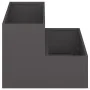 Macetero de Jardín - Acero Negro de 2 Niveles, 100x60x45 cm von , Töpfe und Pflanzgefäße - Ref: Foro24-865869, Preis: 99,09 €...