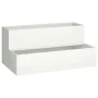 Macetero de 2 Niveles 100x60x45 cm Blanco de Acero | Foro24.es | Tu tienda online para hogar, jardín y más Foro24.es