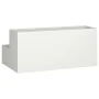 Macetero de 2 Niveles 100x60x45 cm Blanco de Acero | Foro24.es | Tu tienda online para hogar, jardín y más Foro24.es