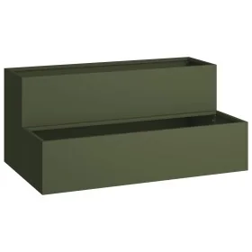 Comprar Macetero de jardín de 2 niveles 100x60x45