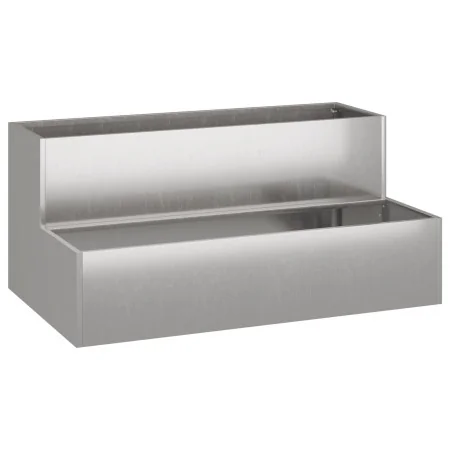 Macetero de Jardín de 2 Niveles 100x60x45 cm Acero Inoxidable | Foro24.es | Tu tienda online para hogar, jardín y más Foro24.es