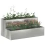 Macetero de Jardín en 2 Niveles , 100x60x45 cm, Hecho de Acero Galvanizado von , Töpfe und Pflanzgefäße - Ref: Foro24-865874,...