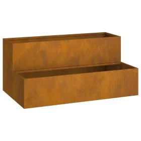Macetero de 2 Niveles 100x60x45 cm Acero