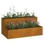 Macetero de 2 Niveles 100x60x45 cm Acero Envejecido von , Töpfe und Pflanzgefäße - Ref: Foro24-865875, Preis: 120,50 €, Rabat...